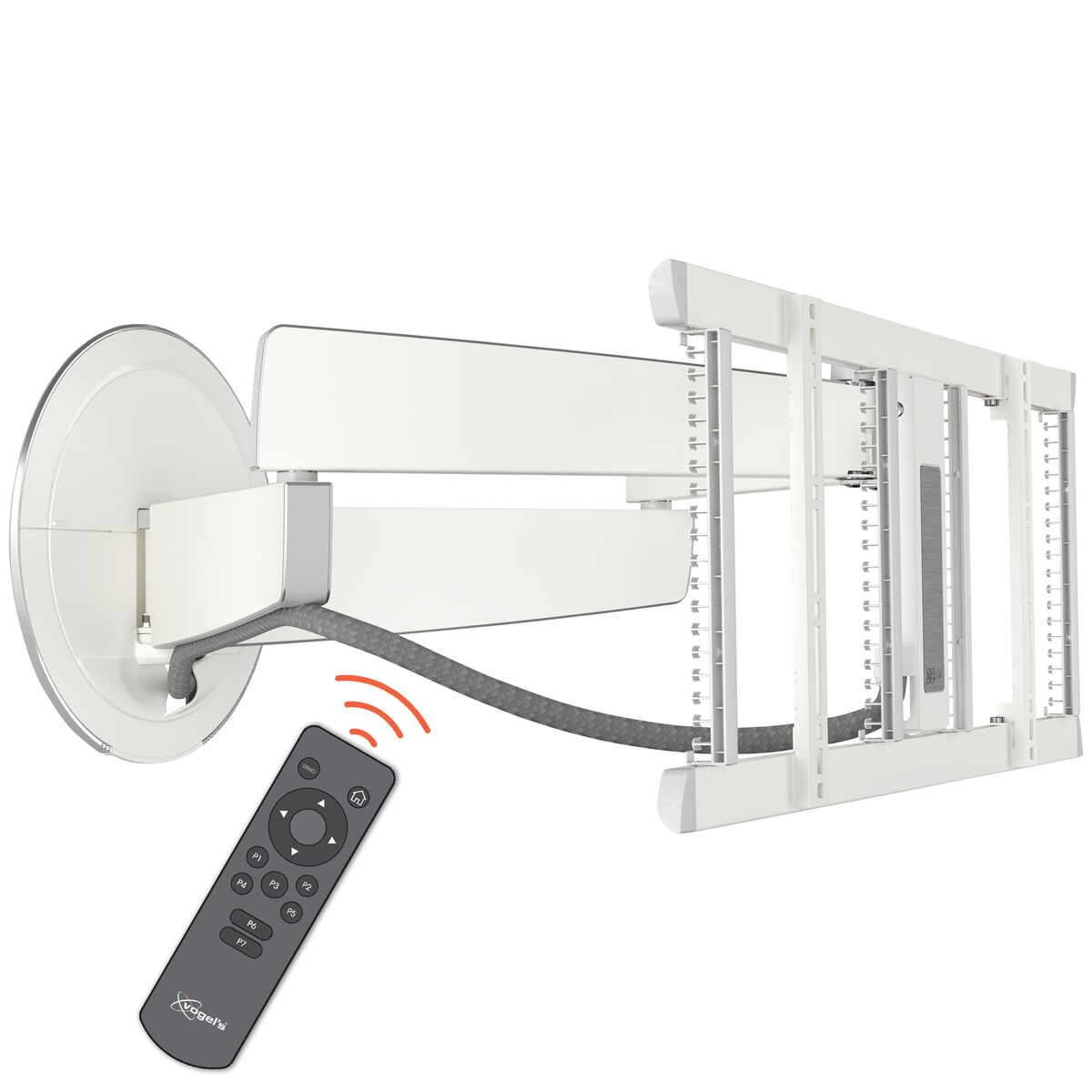 TVM 7675 Elektrische TV-Wandhalterung (Weiß)